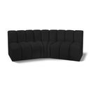  Manufacturer Color_Black -- Meridian Arc Stationary Fabric Sofa IMAGE 1