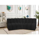 Manufacturer Color_Black -- Meridian Arc Stationary Fabric Sofa IMAGE 2