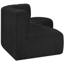  Manufacturer Color_Black -- Meridian Arc Stationary Fabric Sofa IMAGE 6