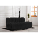  Manufacturer Color_Black -- Meridian Arc Stationary Fabric Sofa IMAGE 2