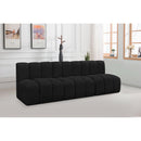  Manufacturer Color_Black -- Meridian Arc Stationary Fabric Sofa IMAGE 2