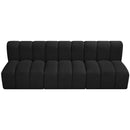  Manufacturer Color_Black -- Meridian Arc Stationary Fabric Sofa IMAGE 5