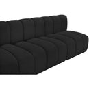  Manufacturer Color_Black -- Meridian Arc Stationary Fabric Sofa IMAGE 7