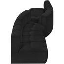  Manufacturer Color_Black -- Meridian Arc Stationary Fabric Sofa IMAGE 4