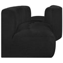  Manufacturer Color_Black -- Meridian Arc Stationary Fabric Sofa IMAGE 5
