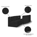  Manufacturer Color_Black -- Meridian Arc Stationary Fabric Sofa IMAGE 8