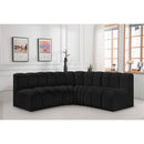  Manufacturer Color_Black -- Meridian Arc Stationary Fabric Sofa IMAGE 2