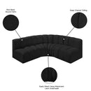  Manufacturer Color_Black -- Meridian Arc Stationary Fabric Sofa IMAGE 9