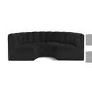  Manufacturer Color_Black -- Meridian Arc Stationary Fabric Sofa IMAGE 1