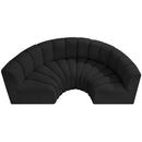  Manufacturer Color_Black -- Meridian Arc Stationary Fabric Sofa IMAGE 5