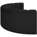  Manufacturer Color_Black -- Meridian Arc Stationary Fabric Sofa IMAGE 6