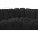  Manufacturer Color_Black -- Meridian Arc Stationary Fabric Sofa IMAGE 7