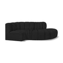  Manufacturer Color_Black -- Meridian Arc Stationary Fabric Sofa IMAGE 1