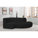  Manufacturer Color_Black -- Meridian Arc Stationary Fabric Sofa IMAGE 2