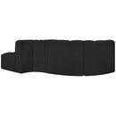  Manufacturer Color_Black -- Meridian Arc Stationary Fabric Sofa IMAGE 3