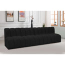  Manufacturer Color_Black -- Meridian Arc Stationary Fabric Sofa IMAGE 2