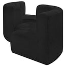  Manufacturer Color_Black -- Meridian Arc Stationary Fabric Sofa IMAGE 5