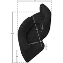  Manufacturer Color_Black -- Meridian Arc Stationary Fabric Sofa IMAGE 8