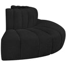  Manufacturer Color_Black -- Meridian Arc Stationary Fabric Sofa IMAGE 6