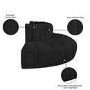  Manufacturer Color_Black -- Meridian Arc Stationary Fabric Sofa IMAGE 8