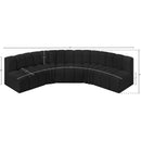  Manufacturer Color_Black -- Meridian Arc Stationary Fabric Sofa IMAGE 8