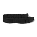  Manufacturer Color_Black -- Meridian Arc Stationary Fabric Sofa IMAGE 1