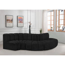  Manufacturer Color_Black -- Meridian Arc Stationary Fabric Sofa IMAGE 2