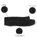  Manufacturer Color_Black -- Meridian Arc Stationary Fabric Sofa IMAGE 7