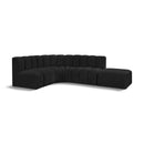  Manufacturer Color_Black -- Meridian Arc Stationary Fabric Sofa IMAGE 1