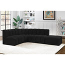  Manufacturer Color_Black -- Meridian Arc Stationary Fabric Sofa IMAGE 2