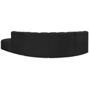  Manufacturer Color_Black -- Meridian Arc Stationary Fabric Sofa IMAGE 3