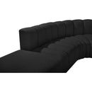  Manufacturer Color_Black -- Meridian Arc Stationary Fabric Sofa IMAGE 6