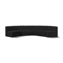  Manufacturer Color_Black -- Meridian Arc Stationary Fabric Sofa IMAGE 1