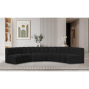  Manufacturer Color_Black -- Meridian Arc Stationary Fabric Sofa IMAGE 2