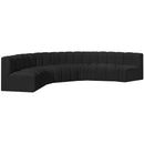  Manufacturer Color_Black -- Meridian Arc Stationary Fabric Sofa IMAGE 5