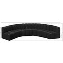  Manufacturer Color_Black -- Meridian Arc Stationary Fabric Sofa IMAGE 8