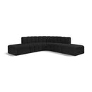  Manufacturer Color_Black -- Meridian Arc Stationary Fabric Sofa IMAGE 1