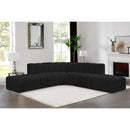  Manufacturer Color_Black -- Meridian Arc Stationary Fabric Sofa IMAGE 2