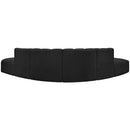  Manufacturer Color_Black -- Meridian Arc Stationary Fabric Sofa IMAGE 3