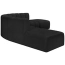  Manufacturer Color_Black -- Meridian Arc Stationary Fabric Sofa IMAGE 5