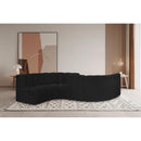  Manufacturer Color_Black -- Meridian Arc Stationary Fabric Sofa IMAGE 2