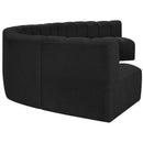 Manufacturer Color_Black -- Meridian Arc Stationary Fabric Sofa IMAGE 6