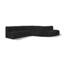  Manufacturer Color_Black -- Meridian Arc Stationary Fabric Sofa IMAGE 1