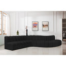  Manufacturer Color_Black -- Meridian Arc Stationary Fabric Sofa IMAGE 2