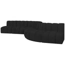  Manufacturer Color_Black -- Meridian Arc Stationary Fabric Sofa IMAGE 5