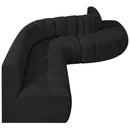  Manufacturer Color_Black -- Meridian Arc Stationary Fabric Sofa IMAGE 7