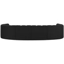  Manufacturer Color_Black -- Meridian Arc Stationary Fabric Sofa IMAGE 3