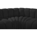  Manufacturer Color_Black -- Meridian Arc Stationary Fabric Sofa IMAGE 8