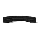  Manufacturer Color_Black -- Meridian Arc Stationary Fabric Sofa IMAGE 1