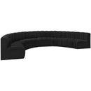  Manufacturer Color_Black -- Meridian Arc Stationary Fabric Sofa IMAGE 4
